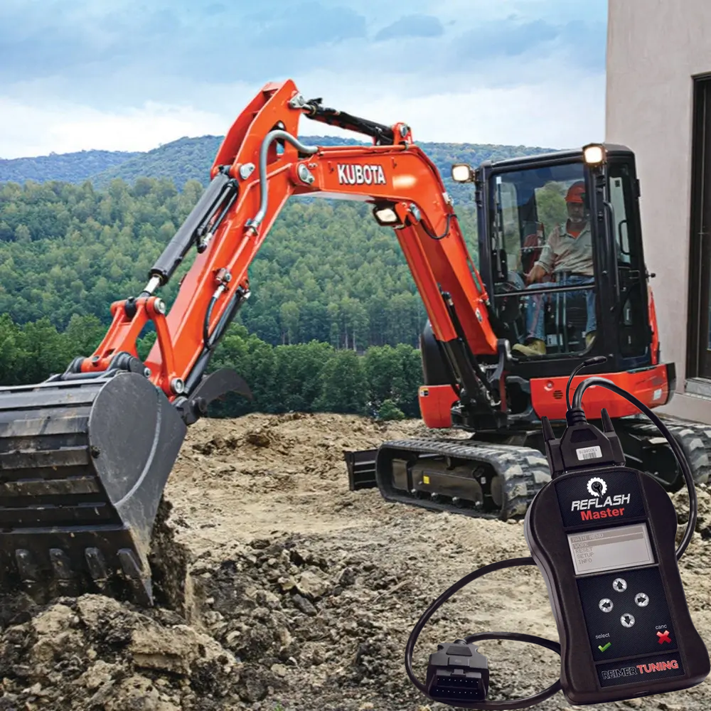 2011-Present Kubota KX057/U55 Series Excavator Reflash