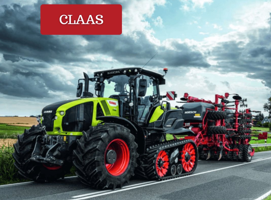 Black Green Tractor with Red wheels